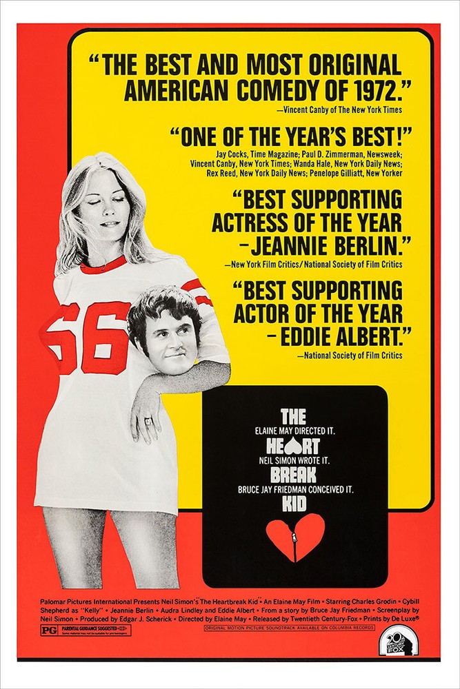 The Heartbreak Kid 1972 Movie Comedy Romance Wall Art Home – POSTER 20″x30″