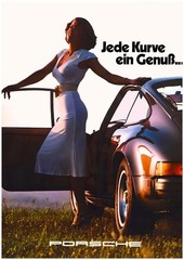 Porsche 17″ x 24″ POSTER – 944 Sexy German ad – Wall Art PRINT
