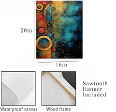 16×20 Ethereal Abstract Canvas Print Wall Art