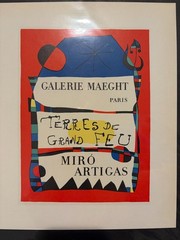 JOAN MIRO Terres de Grand Feu 12.5″ x 9.25″ Lithograph 1959 Surrealism Multicolo