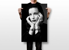 Liv Tyler Sexy Female Model Photo Black And White Wall Home Decor – POSTER 20×30