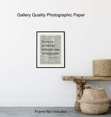 Upcycled Edgar Allan Poe Quote 8×10 Wall Decor – Perfect Gift for Poetry Fans