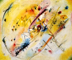 LIGHT PICTURE HELLES BILD 1913 ABSTRACT PAINTING BY WASSILY KANDINSKY REPRO