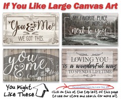 Always and Forever – Large Canvas (Not Printed on Wood) – Stretched – Headboard