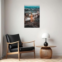 618185 Elizabeth Tower London Big Ben Wall Print Poster