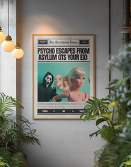 halloween printable wall art | halloween barbie decor | digital download