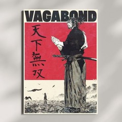 Vagabond Poster – Miyamoto Musashi Manga Anime Wall Art Japan Decor