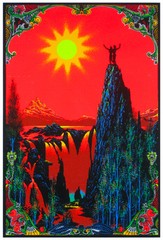 GARDEN OF EDEN 23×35 POSTER WALL ART DECOR BLACK LIGHT ARTIST GOD RELIGION NEW!!