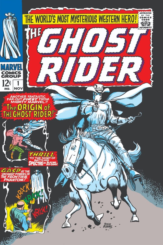 THE GHOST RIDER 1967 #1 COMIC BOOK COVER POSTER/PRINT 8 OPTIONS FREE SHIPPING E8