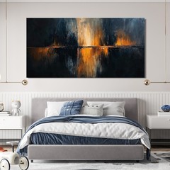 Canvas Wall Art Decor Large Black Wall Art Prints Modern Gold Wall Art Decora…