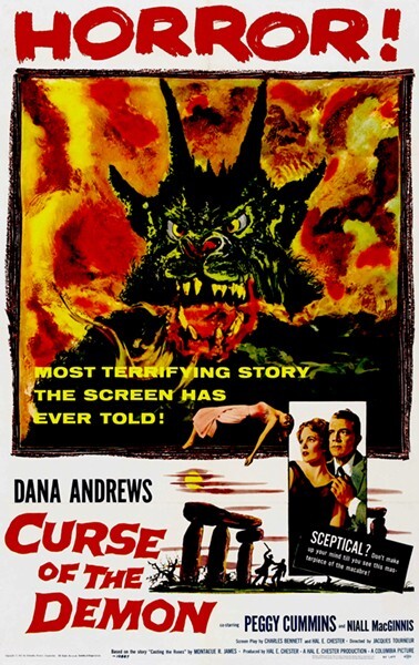 Curse Of The Demon – 1957 – Poster