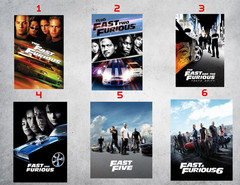 Fast And Furious Movie Wall Collage Poster Prints