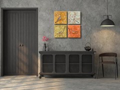 4 Birds on Blooming Trees Animal Floral Canvas Prints Oil Paintings Style Lan…