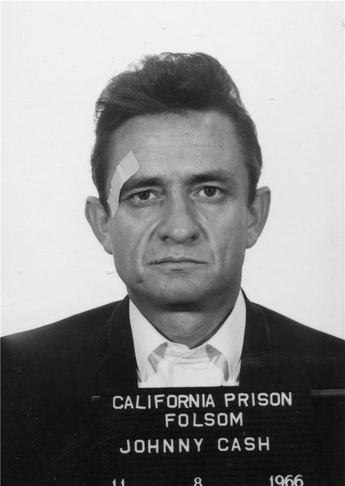 JOHNNY CASH MUGSHOT POSTER PICTURE GLOSSY BANNER PRINT PHOTO singer 8145