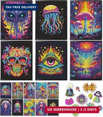 97 Decor Trippy Room Decor – Trippy Poster for Room Aesthetic, Trippie Wall Deco