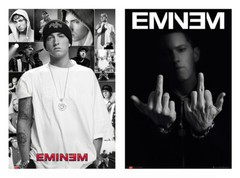 Eminem – Music Poster Set (Image Montage & The Bird) (Size: 24″ x 36″ each)