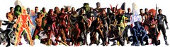 Alex Ross Marvel: Heroes Artist Proof Fantastic 4 X-Men Avengers Comic Fine Art