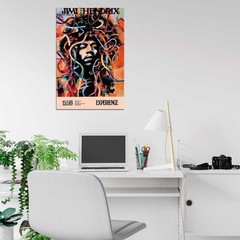 664099 Jimi Hendrix Experience Concert Photo Wall Print Poster
