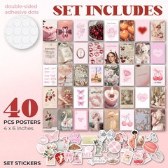 97 Decor Pink Coquette Room Aesthetic – Wall Decor,