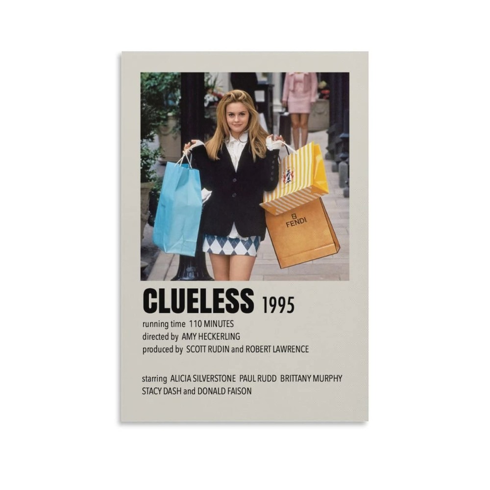 ENZD Clueless Movie Poster Posters for Room 18″L x 12″W, Unframe-style
