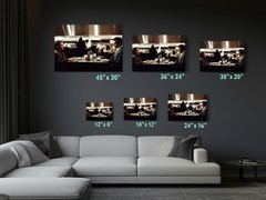 Heat Movie Canvas Print – Iconic Diner Scene with Al Pacino & Robert De Niro