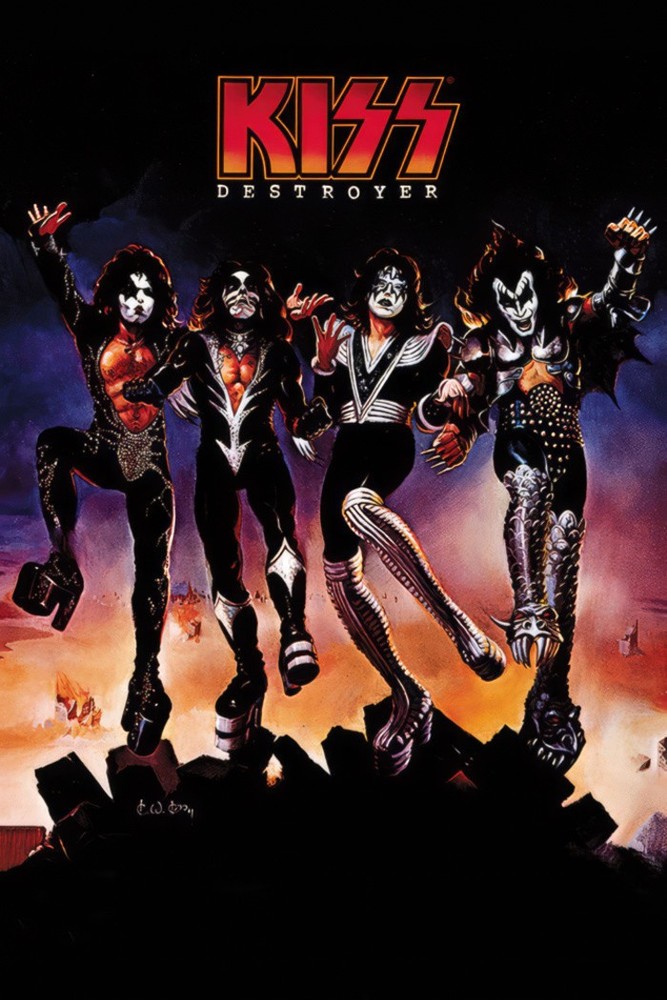Kiss – Music Poster (Destroyer – Album Cover) (Size: 24″ x 36″)