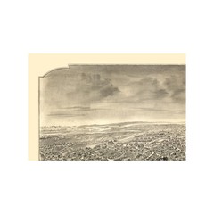 Historic Panoramic View – Newton Massachusetts – Bailey 1897 – Vintage Wall Art