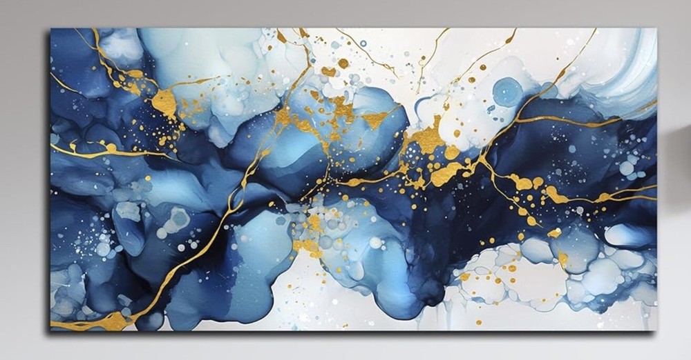 Canvas Wall Art For Office – Large Wall Painting Hang Size 30” X 60”