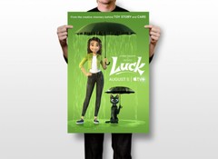 Luck Comedy Fantasy Animated Movie Holmes Noblezada Pegg 2022 – POSTER 20″x30″
