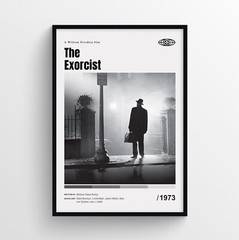The Exorcist Movie Poster Print, Wall Art – Unframed