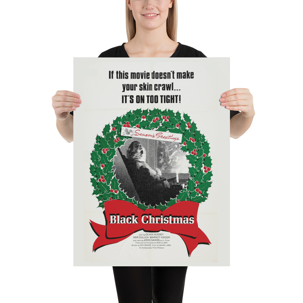 BLACK CHRISTMAS 1974 – 18″ x 24 ART PRINT Classic Horror Film Margot Kidder