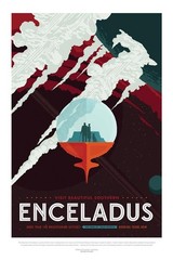 Enceladus NASA Space Travel Solar System Science Kids Map Galaxy Classroom Earth