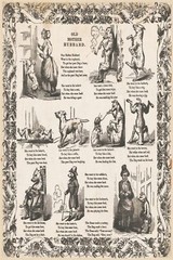 9551.Decoration Poster.Room Wall art.Home decor.Mother Hubbard Story poem pets