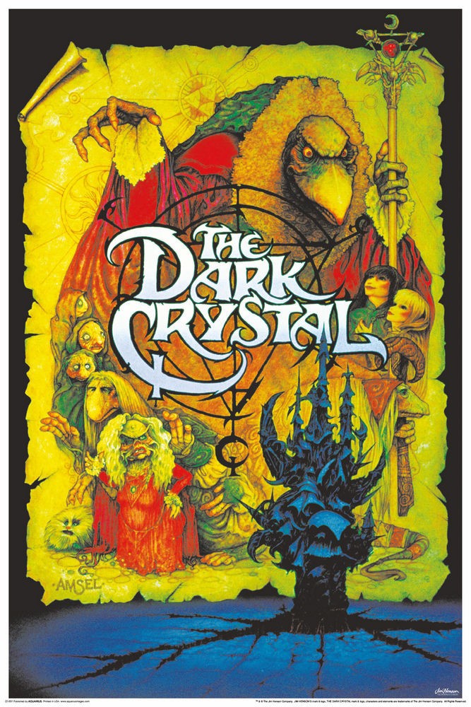 Poster Studio B Blacklight Non-Flock – Dark Crystal 24×36″ NEW Wall Art Neon