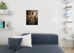 Signing Of Constitution Historic Scene Painting USA Motivational Poster 24×16