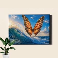 butterfly_over_ocean_wave_surreal