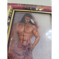Framed Ozz Franca The Model Native American Art Print Leanin Tree