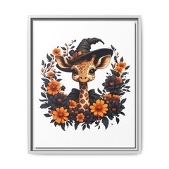 Whimsical Halloween Witchy Giraffe Collection by Crash PDF Wall Decor Download