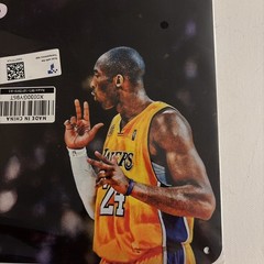 Kobe Bryant 10 Rules Tin Plate With Holes New Image Motivational Wall Art