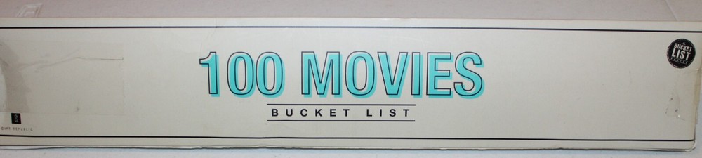 New 100 Movies Bucket List Scratch off Poster Film List NEW 2017 Alien, Goonies