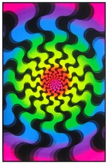 BLACKLIGHT POSTER 4INDIVIDUAL BLACK LIGHT POSTERS JIMI HENDRIX COOL MONKEY DECOR