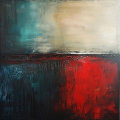 Abstract Hand Painted Oil Painting Modern Wall Art Canvas Home Decoration Red