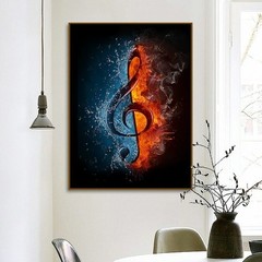 Creative Music Canvas Painting Canvas Wall Art Wall Decor Poster Prints Pictures