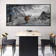 yiijeah Western Decor for Home Large Pictures Wall Decor Living Room Modern …