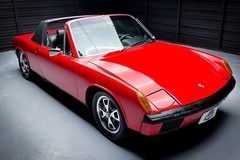 1974 Porsche 914 red | 24×36 inch POSTER | classic car