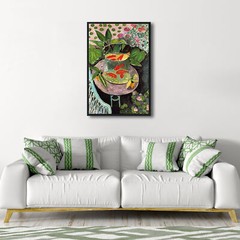 Framed Canvas Wall Art Goldfish by Henri Matisse Colorism Aesthetic Abstract Art