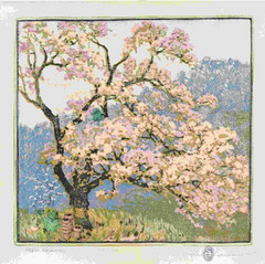 Gustave Baumann Apple Blossoms : Archival Quality Giclée Art Print 1918