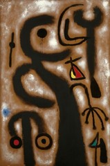 JOAN MIRO Surrealism Art Poster or Canvas Print «PEINTURE»