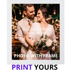 8X10″ PHOTO w/ WOOD FRAME PRINT YOUR OWN PICTURE PORTRAIT CUSTOM ART POSTER wt