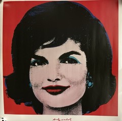 JACKIE O ~ THE ANDY WARHOL COLLECTION 1964 ~ VINTAGE ORIGINAL POSTER ~ 44 X 40